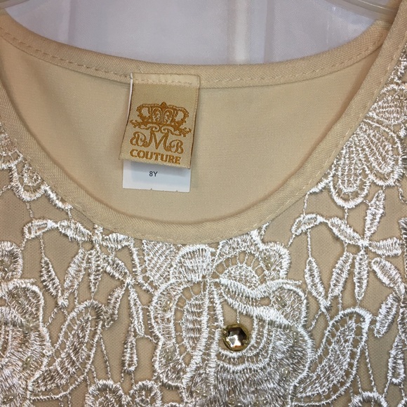 Mia Bella Baby Couture Girls Dress Size 8 - Picture 2 of 6